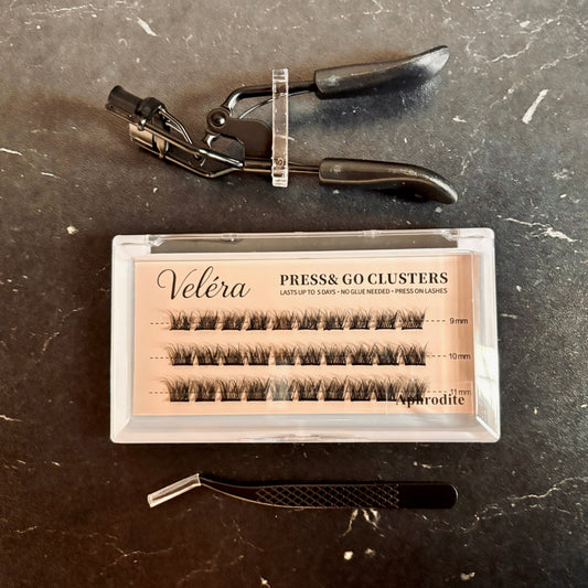 Lashes Pack | Press & Go Aphrodite + Pinzetta + Piegaciglia